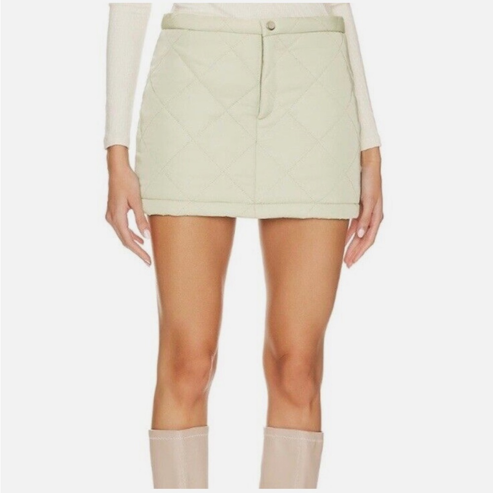 Lovers & Friends Apres Ski Vibe Sage Green Skirt. Size XS.